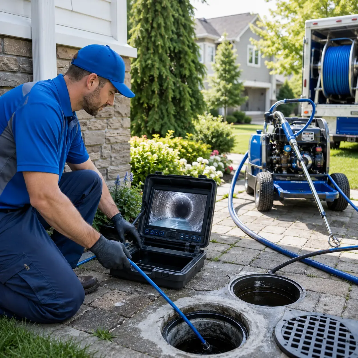 Outdoor drain cleaning professionals serving Palmyra, MI